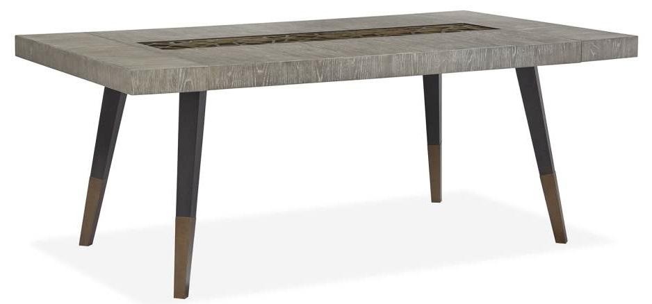 Magnussen Furniture Ryker Rectangular Dining Table in Nocturn Black