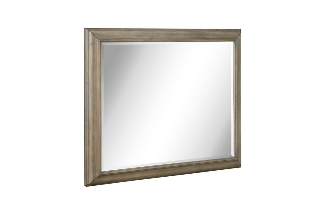 Magnussen Furniture Tinley Park Landscape Mirror in Dove Tail Grey