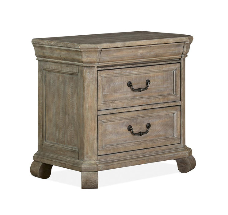 Magnussen Furniture Tinley Park Nightstand in Dove Tail Grey