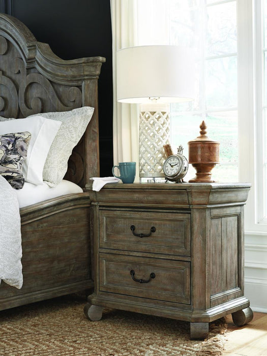 Magnussen Furniture Tinley Park Nightstand in Dove Tail Grey