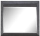 Magnussen Furniture Wentworth Village Landscape Mirror in Sandblasted Oxford Black image