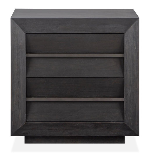 Magnussen Furniture Wentworth Village 2 Drawer Nightstand in Sandblasted Oxford Black image