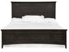 Magnussen Furniture Westley Falls California King Panel Bed with Regular Rails in Graphite image