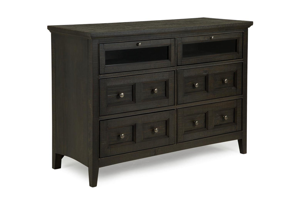 Magnussen Furniture Westley Falls Media Chest in Graphite