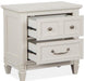 Magnussen Furniture Willowbrook 2 Drawer Nightstand in Egg Shell White image