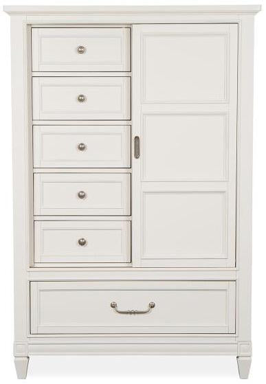 Magnussen Furniture Willowbrook Door Chest in Egg Shell White image