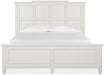 Magnussen Furniture Willowbrook King Panel Bed in Egg Shell White image