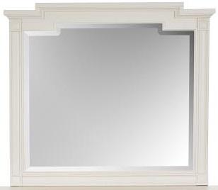 Magnussen Furniture Willowbrook Landscape Mirror in Egg Shell White image