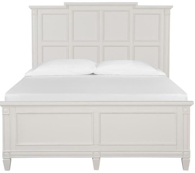 Magnussen Furniture Willowbrook Queen Panel Bed in Egg Shell White image