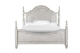 Magnussen Furniture Windsor Lane California King Poster Bed in Weathered White image