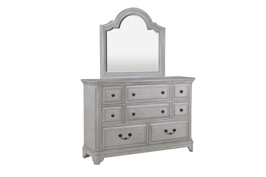 Magnussen Furniture Windsor Lane Dresser in Weathered White