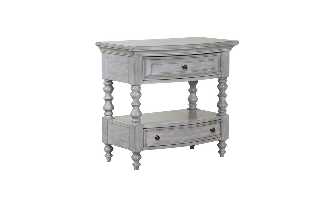 Magnussen Furniture Windsor Lane Open Nightstand in Weathered White image