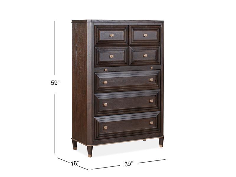 Magnussen Furniture Zephyr Drawer Chest in Sable