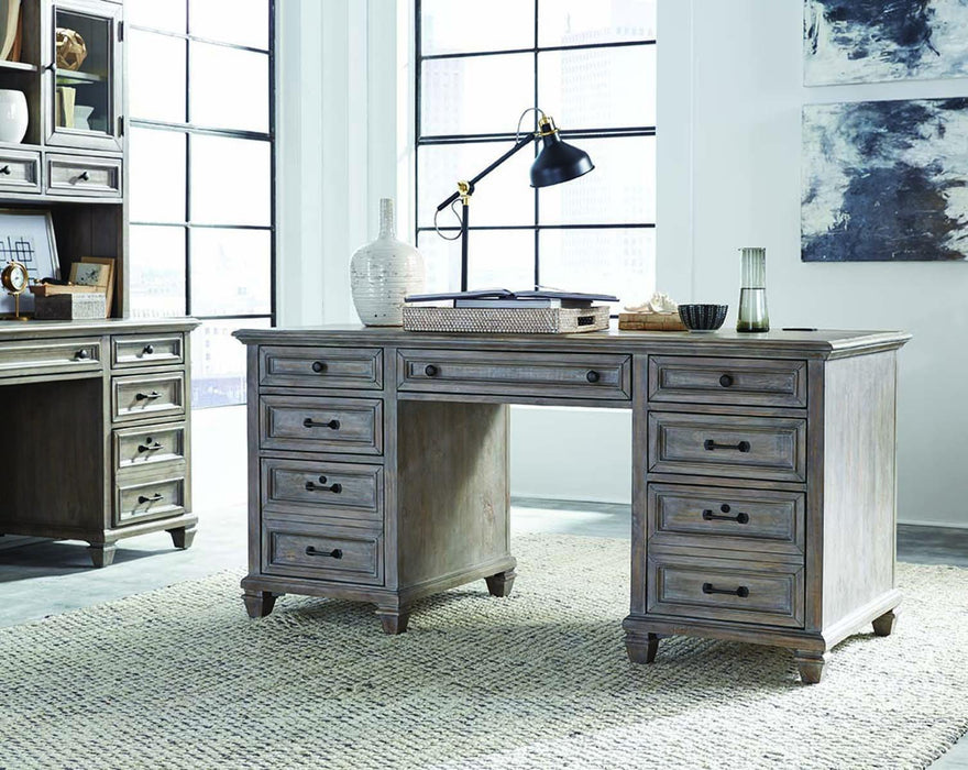 Magnussen Lancaster Executive Desk in Dove Tail Grey