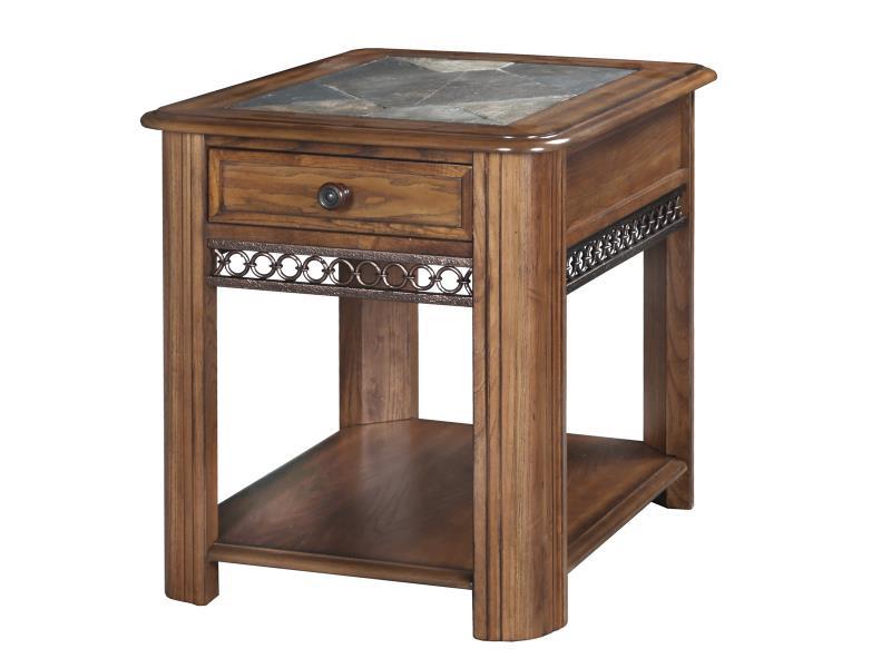 Magnussen Madison Rectangular Drawer End Table