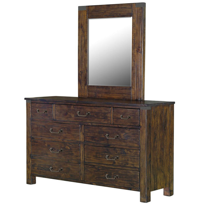 Magnussen Pine Hill Drawer Dresser in Rustic Pine