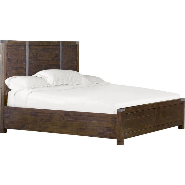 Magnussen Pine Hill King Panel Bed in Rustic Pine