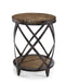 Magnussen Pinebrook Round Accent Table in Distressed Natural Pine image