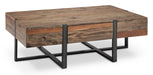 Magnussen Prescott Rectangular Cocktail Table in Rustic Honey image