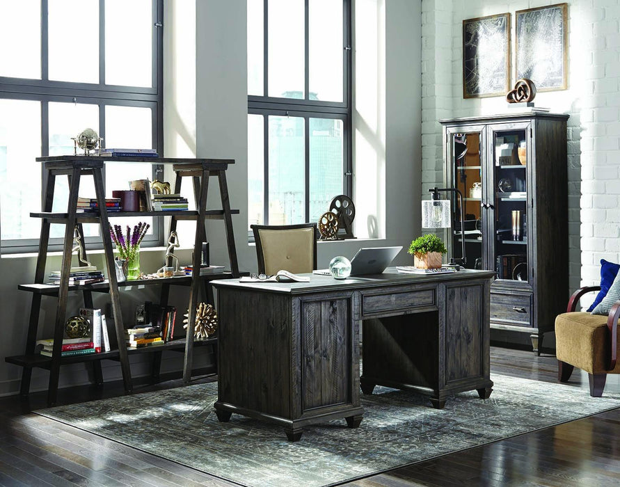 Magnussen Sutton Place Bookshelf in Weathered Charcoal